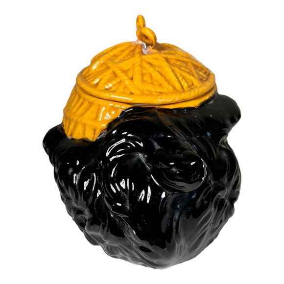 Cat with Yarn Cookie Jar - Picture 2 of 9